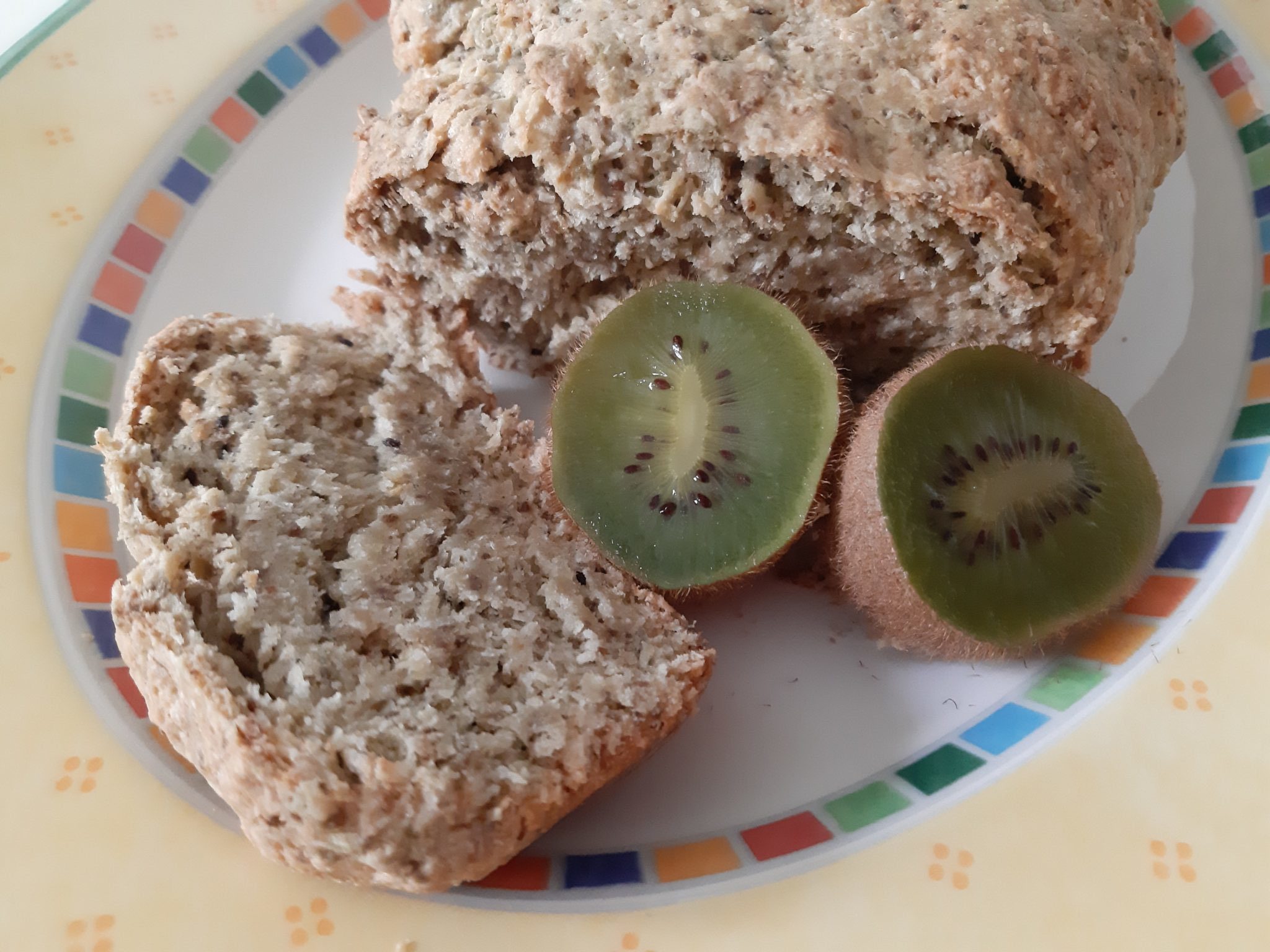 Kiwikuchen mit Kokos, vegan, einfach, außergewöhnlich | Naturveg